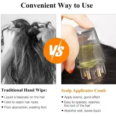 Hair & Scalp Oil Applicator, Portable Scalp Treatment Oil Bottle, Anti Leak Dispenser