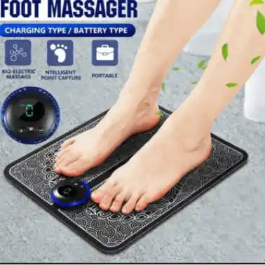 EMS Foot Massager Mat with Remote Control