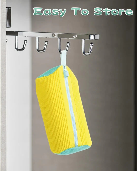 shoe washing bag