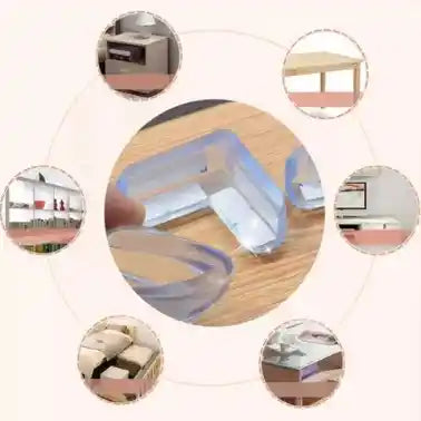 4 Pcs Transparent Corner Guards, Child Safety Corner Protectors