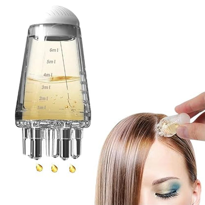 Hair & Scalp Oil Applicator,  Portable Scalp Treatment Oil Bottle, Anti Leak Dispenser